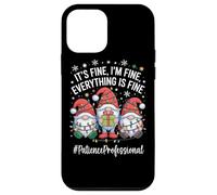 Patience Professional Gnome Everything Is Fine Christmas Case for iPhone 12 mini