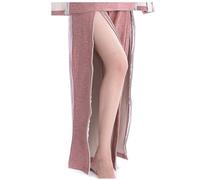 Patient Care Clothes, Men's Women's Tear Away Pants Full Open Patient Pajamas Bottom Loose Fit Post Surgery Pants Bedridden Patient Clothing(Pink,XXL)