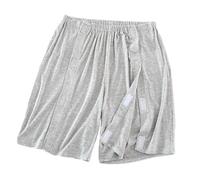 Patient Care Clothes, Post Shoulder Surgery Shirt Short Sleeve, Tear Away Shorts, Womens Bedridden Patient Clothes(Grey Pants,XL)