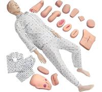 Patient Care Manikin Training, Anatomical Human Model Training CPR Simulator Basic, Full Body Training Mannequin, for Students Nursing Education Teaching