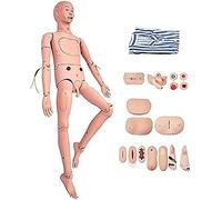 Patient Care Manikin Training Simulator Basic Nursing Skills Geriatric Human Model Mannequin Full Body for Students Education Teaching Medical Training Skills,Male