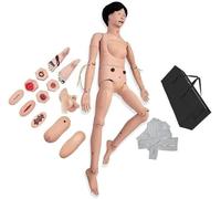 Patient Care Manikin Training Simulator - Male & Female Geriatric Full Body Model for Nursing Skills Education, 170 cm Life Size Human Teaching Mannequin
