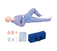 Patient Care Medical Manikin 5ft Full Body Medical Mannequin For Training Nursing Patient Care Manikin PVC Geriatric Patient Care Skills Mannequin For Teaching Pratice(Female)
