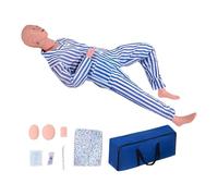 Patient Care Medical Manikin 5ft Full Body Medical Mannequin For Training Nursing Patient Care Manikin PVC Geriatric Patient Care Skills Mannequin For Teaching Pratice(Male)