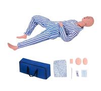 Patient Care Medical Manikin, 5ft Life Size Medical Mannequin For Training Multifunction Nursing Training Mannequins For Hospitals, Emergency Services(Male)