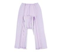 Patient Care Pants,Post Surgery Tearaway Trousers, Side Snap Post-Surgery Trousers for Elderly Disabled Leg Fract(Rose,X-Large)