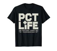 Patient Care Technician Pct Life Pride Identity Badge T-Shirt