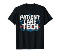 Patient Care Technician Retro Patch Emblem Badge Pct T-Shirt