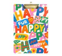 Patient clipboard Colorful Cartoon Happy Decor for Homework Pediatric