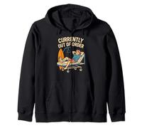 Patient Currently Out of Order Fun Mens Surgery Recovery Zip Hoodie