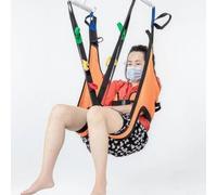 Patient Full Body Lift Sling, Elderly Obese Disabled Lifting SlingToileting Hoist Sling Stair Slide Mobile Sling Suitable for People with Reduced Mobility