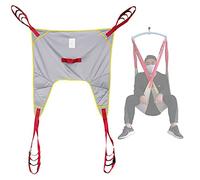 Patient Hoist Lift Sling, Heavy Transfer Full Body Lifting Sling Comfortable With Handle, Mesh Fabric Portable Reusable Transfer Belt Sling for Hospitals, Homes and Nursing Homes, Load-230kg