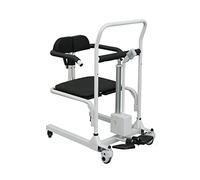 Patient Lift Electric Patient Transfer Chair Transport Wheelchair with 180° Seat Ring Opening and Closing Design for Elderly Handicapped