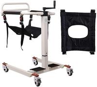 Patient Lift for Home, Multifunctional Full Body Steel Transport Wheelchair for Elderly Disabled, Nursing Paralyzed - 330 lbs Capacity(B)