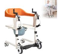Patient Lift Hydraulic Transfer Machine for Nursing Paralyzed Elderly - Manual Lift Bedside Aid for Handicapped