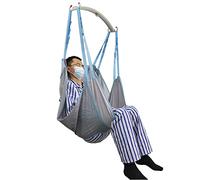 Patient Lift Sling, 507lbs Patient Aid Full Body Universal Sling with 3 Directional Grips Mesh Breathable Patient Transfer Sling for Bariatric Nursing Caregiver Elderly Disabled (L)