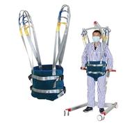 Patient Lift Sling for Standing and Walking, 400 lbs Capacity, 4-Point Transfer Sling - Soft Washable for Elderly, Bariatric, Disabled & Caregivers