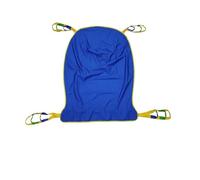 Patient Lift Sling for Toilet & Shower Use - Heavy Duty 500lbs Capacity, 4-Point Adjustable Straps with 4 Height Settings, Open Back Design & Padded Leg Rests (Sizes L)