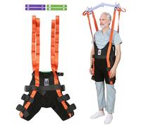Patient Lift Sling for Walking (Black, Large)
