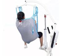 Patient Lift Sling, Full Body Patient Lifting Harness Toileting Hoist Sling Commode Lifter Divided Leg Sling for Disabled for Disabled Elderly Be(Size:M)