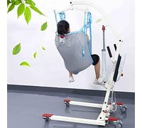 Patient Lift Sling Lifter,Hoist for Lifting Elderly, Mesh Bath Commode Patient Lifter,Deluxe Padded with Head Support Heavy Duty Transfer Sling,for Transfer Patient (Size : M)