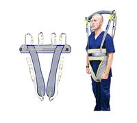 Patient Lift Sling, Standing Walking Sling, Moving Assist Medical Safety Mesh Lifting Sling,Rehabilitation Training Equipment Transfer Belt,for Nursing, Elderly, Disabled(Blue)