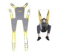 Patient Lift Sling, Toileting Sling, Four-Point Support Transfer and Bathing, Suitable for Home use(Large)
