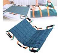 Patient Lift Sling Transfer Belt Gait Belt Standing Aid for Elderly Disabled, Non-Slip Curve Design Larger Contact Area, Comfortable Caregiver Mobility Assistance Safety Support