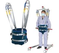 Patient Lift Slings Belt,Full Body Transfer Belt Strap for Leg Thigh Arm Lumbar Relief Trainer with Padded,Walking Standing Aids for Elderly & Disabledr, Load Capacity 400 Lbs(Large)