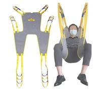 Patient Lift Toileting Sling Divided Leg Shower Sling Full Body Sling Patient Lift Hoist for Lifting Elderly Aid Rehabilitation Training(Medium)