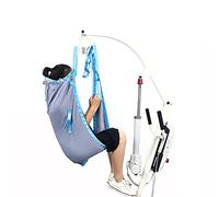 Patient Lift Toileting Sling for Hoist Divided Leg Sling, Reusable Sitting Transfer Belt Patient Lifter Bariatric Handicap Lift for Patient Elderly(S)