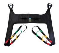 Patient Lift Toileting Sling for Transfer from Bed to Wheelchair Toileting Hoist Sling Patient Lift Sling Carrier Lifting Aid Straps Patient Lifting Sling Showering Sling Black,Thick