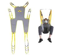 Patient Lift Toileting Sling Four Point Support Shower Sling Lift Sling Large Sling for Shower Home Use Transfer Belt