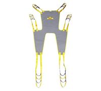 Patient Lift Toileting Sling Head and Back Support - Split Legs - Commode Opening - 6 Straps - Rehabilitation Aids(Medium)