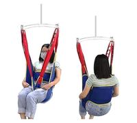 Patient Lift Toileting Sling Point Transfer Sling Hoist for Lifting Elderly Divided Leg Sling Transfer Belt for Paralyzed Elderly and Disabled
