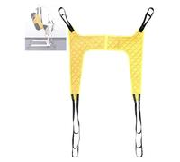 Patient Lift Toileting Sling Reusable Full Body Sling Divided Leg Sling with Head Support Patient Elderly Sitting Transfer Belt Lift Sling
