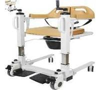 Patient Lift Transfer Chair for Home - 4 in 1 Portable Wheelchair for Adults, Elderly - Easy to Use Bed to Toilet Transfer Chair - 290 lb Weight Capacity - Ships from USA