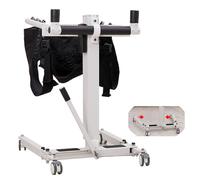 Patient Lift Transfer Chair for Home, Electric Adjustable Walking Lift Chair for Elderly and Disabled, Folding Move Nursing Aid Devices, Up to 287 LB