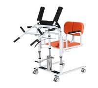 Patient Lift Transfer Chair for Seniors & Disabled, Hydraulic Lifting and Lowering of The Traveling Crane Walking Aids(Orange)