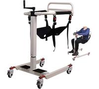 Patient Lift Transfer Chair Portable Foldable Folding Patient Lift Transfer Chair for Home Hydraulic Wheelchair Elderly with Assisted Standing