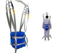 Patient Lift Walking Sling, Comfort Patient Assisted Walking Harness, Rehabilitation Aid Gait Training Device for Ambulating Support Training- 400lb Weight Capacity(Large)