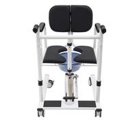 Patient Lift Wheelchair, Patient Transfer Lift Chair with 180° Opening Design Hydraulic Patient Lift for Home, Portable Transfer Nursing Chair