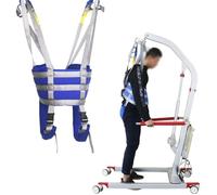 Patient Lifting and Transfer Harness, Toileting and Lift Sling for Elderly, Bedridden, or Disabled Persons