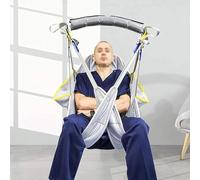 Patient Lifting Sling for Disabled Seniors - Transfer Belt with Head Support, Dynamic Aids Harness for Safe Patient Hoisting and Transfers