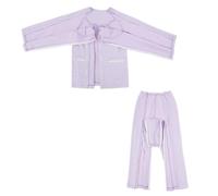 Patient Pants Patient Care Clothes, Clothing For Disability Elderly Surgery Patients, Adult Open Crotch Pants Clothing, Hospital/Home Care Nursing Aid, Suit For Fracture, Bedridd(Size:XXL,Color:Women)