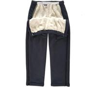 Patient Pants, Patient Care Clothes, Thick Velvet Zipper Rehabilitation Trousers, Easy to Wear and Take Off, Warmth and Comfort Care Nursing Aid(Black,3L)