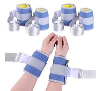 Patient Restraint Band, Ankle and Wrist Universal Constraints Control, Restraints for Elderly Safety Seniors with Dementia, Restraints Bed Strap with Adjustable Buckle for Queen Size Bed(4Pcs)