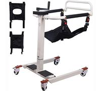 Patient Transfer Chair Lift for Home, Multifunctional Steel Older People Disabled People Commode Wheel Lift - Maximum Load 264Lbs