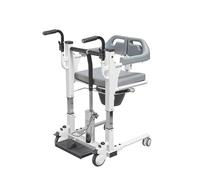 Patient Transfer Chair Lift for Home | Portable Wheellift | Lb Capacity | Bed to Toilet | Adjustable Width Base | to Bed Wheel| Includes Cushions