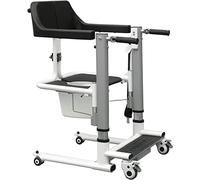 Patient Transfer Chair Lift for Home,Remote Control Electric Lift Aid,Bathroom Wheelshower S for Disabled Elderly with 180°Split Seat